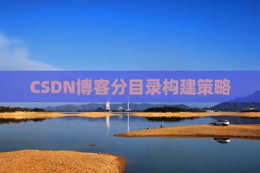 CSDN博客分目录构建策略