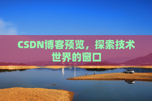 CSDN博客预览,探索技术世界的窗口
