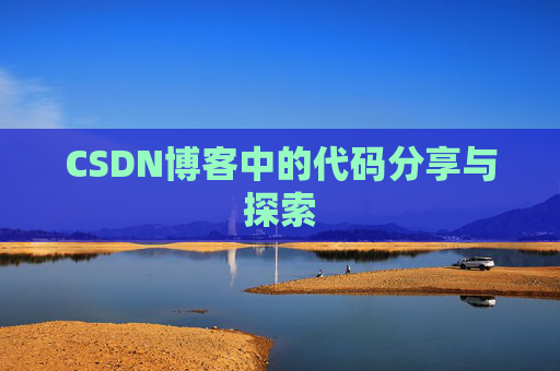CSDN博客中的代码分享与探索